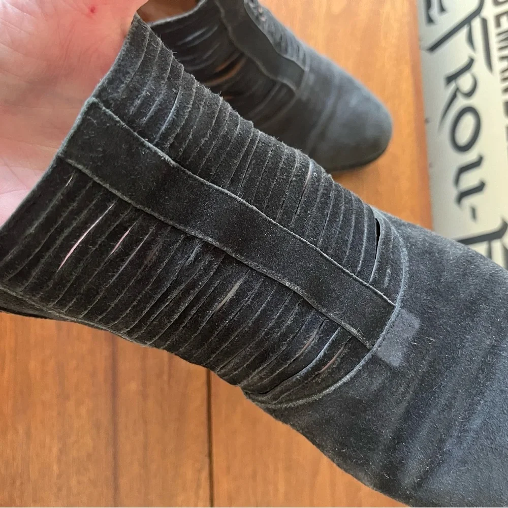 Fiorentini + Baker Black Suede Carnaby Cledi Booties
